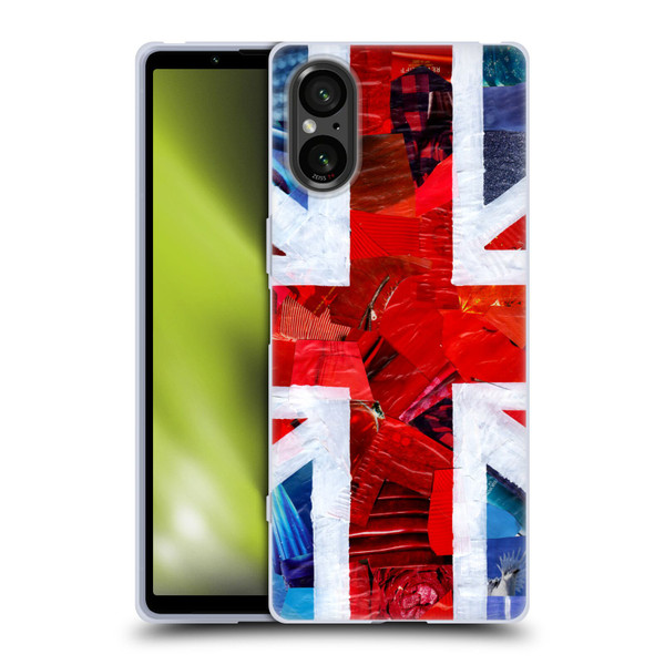 Artpoptart Flags Union Jack Soft Gel Case for Sony Xperia 5 V 5G