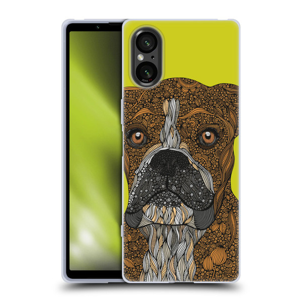 Valentina Dogs Boxer Soft Gel Case for Sony Xperia 5 V 5G