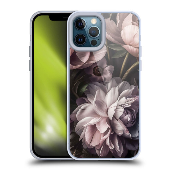 LebensArt Birds And Floral Baroque Smoke Soft Gel Case for Apple iPhone 12 Pro Max