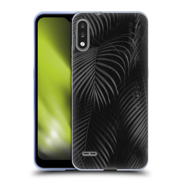 LebensArt Elegance in Black Palms Soft Gel Case for LG K22