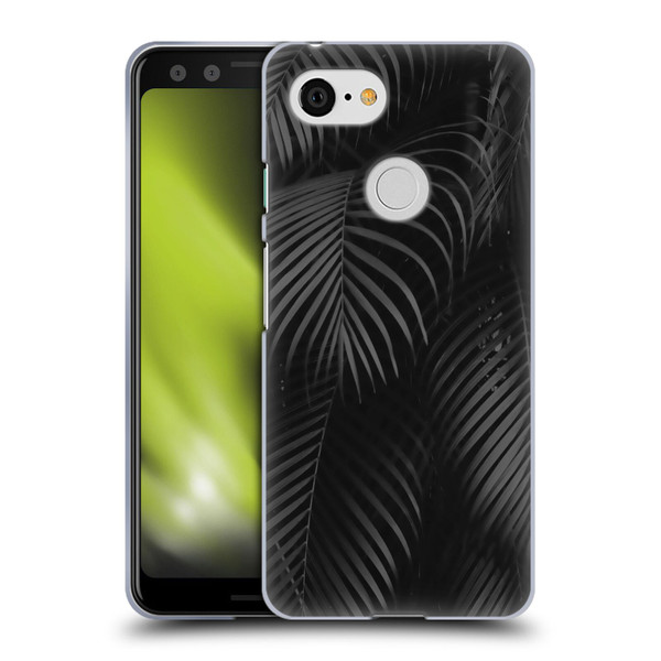 LebensArt Elegance in Black Palms Soft Gel Case for Google Pixel 3