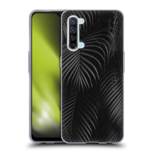 LebensArt Elegance in Black Palms Soft Gel Case for OPPO Find X2 Lite 5G