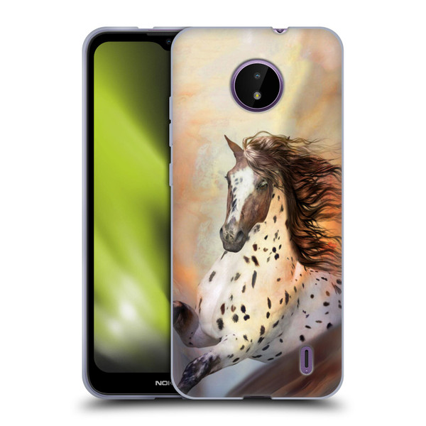 Simone Gatterwe Horses Wild 2 Soft Gel Case for Nokia C10 / C20