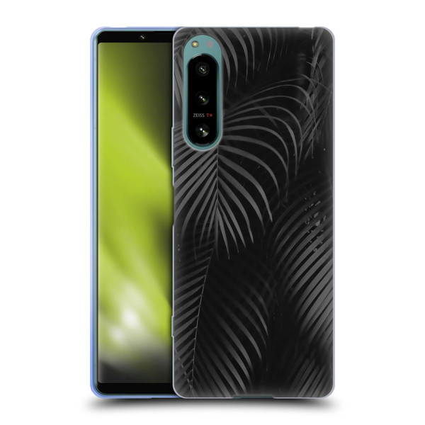 LebensArt Elegance in Black Palms Soft Gel Case for Sony Xperia 5 IV