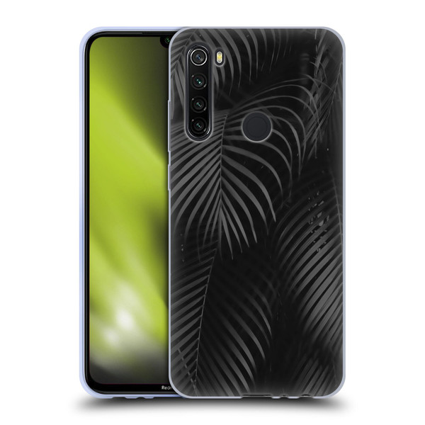 LebensArt Elegance in Black Palms Soft Gel Case for Xiaomi Redmi Note 8T