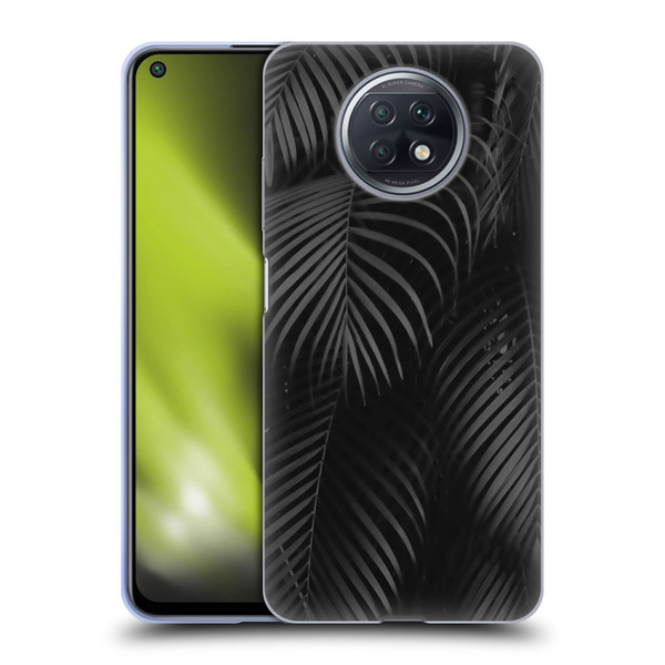 LebensArt Elegance in Black Palms Soft Gel Case for Xiaomi Redmi Note 9T 5G