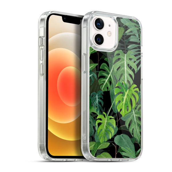 LebensArt Jungle Plants And Animals Monstera Soft Gel Case for Apple iPhone 12 / iPhone 12 Pro & MagSafe