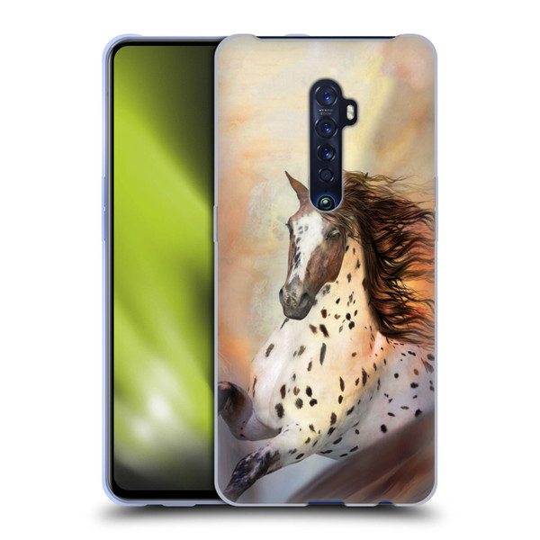 Simone Gatterwe Horses Wild 2 Soft Gel Case for OPPO Reno 2