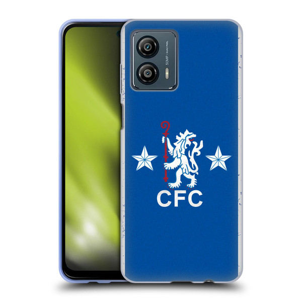 Chelsea Football Club Retro Kit and Stadium 1978 Home Soft Gel Case for Motorola Moto G53 5G