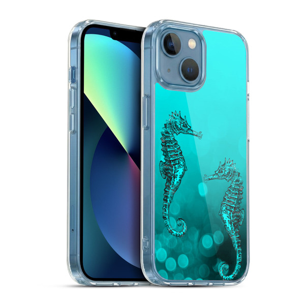 LebensArt Mix Art Seahorse Soft Gel Case for Apple iPhone 13 Mini & MagSafe