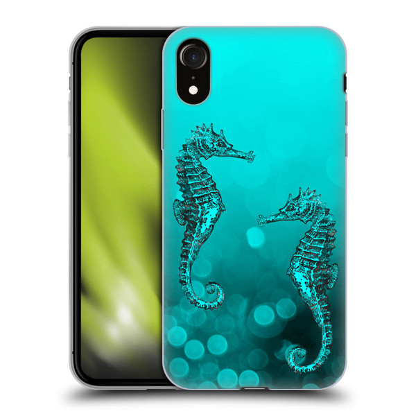 LebensArt Mix Art Seahorse Soft Gel Case for Apple iPhone XR