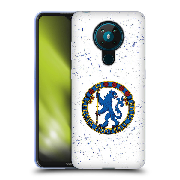 Chelsea Football Club Retro Kit and Stadium 1953 Crest Soft Gel Case for Nokia 5.3