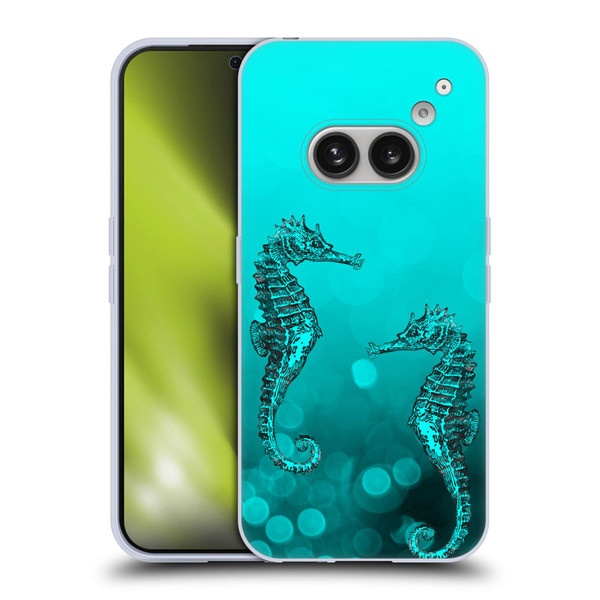 LebensArt Mix Art Seahorse Soft Gel Case for Nothing Phone (2a)