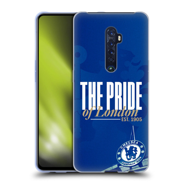 Chelsea Football Club Retro Kit and Stadium Pride Of London Soft Gel Case for OPPO Reno 2