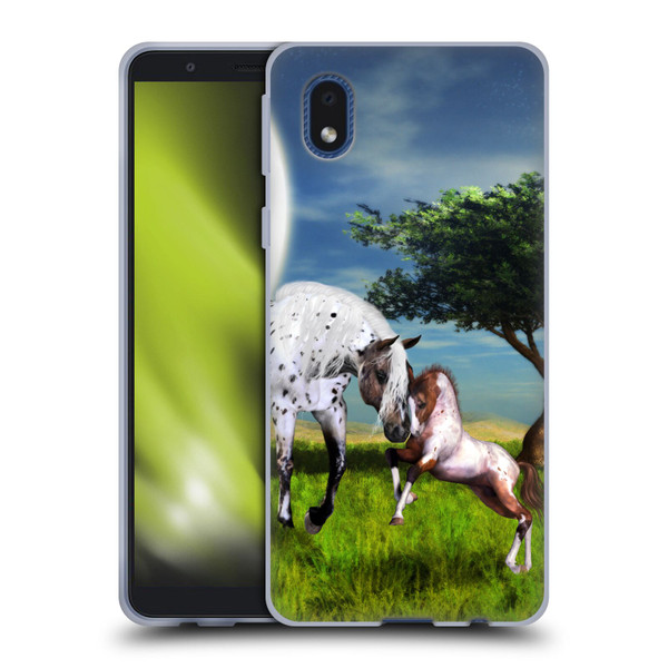 Simone Gatterwe Horses Love Forever Soft Gel Case for Samsung Galaxy A01 Core (2020)