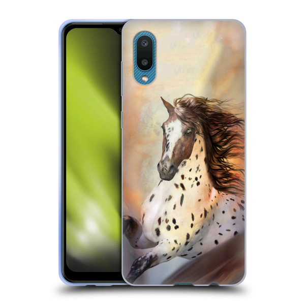 Simone Gatterwe Horses Wild 2 Soft Gel Case for Samsung Galaxy A02/M02 (2021)