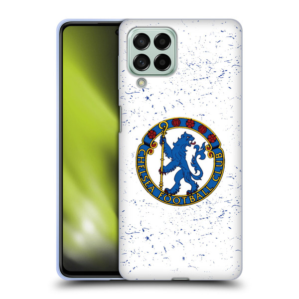 Chelsea Football Club Retro Kit and Stadium 1953 Crest Soft Gel Case for Samsung Galaxy M53 (2022)