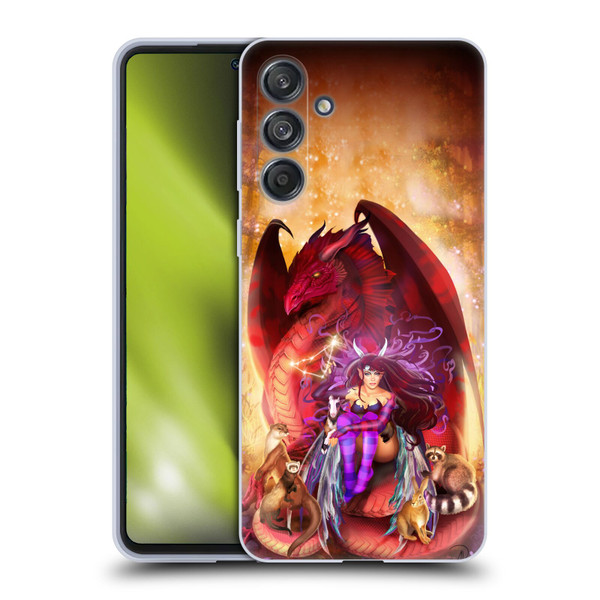 Ruth Thompson Dragons Capricorn Soft Gel Case for Samsung Galaxy M55 5G
