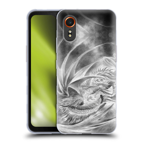 Ruth Thompson Dragons Silver Ice Soft Gel Case for Samsung Galaxy Xcover7 5G