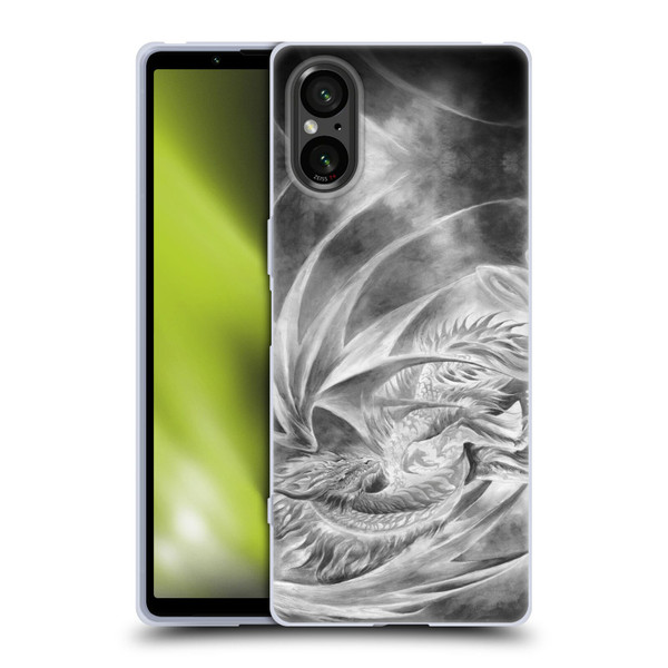 Ruth Thompson Dragons Silver Ice Soft Gel Case for Sony Xperia 5 V 5G