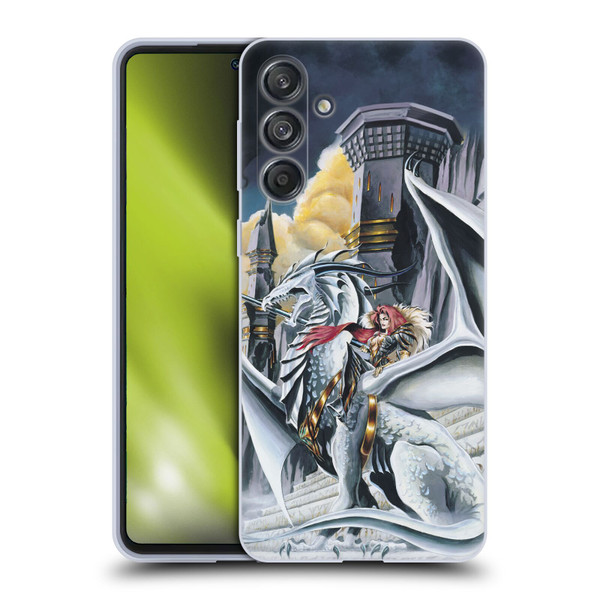 Ruth Thompson Dragons 2 Warring Tribes Soft Gel Case for Samsung Galaxy M55 5G