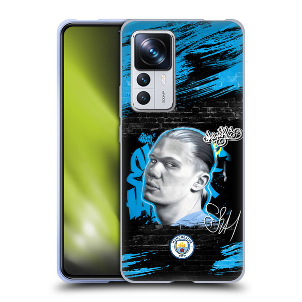Manchester City Man City FC Graffiti Collection by Murwalls Erling Haaland Soft Gel Case for Xiaomi 12T Pro