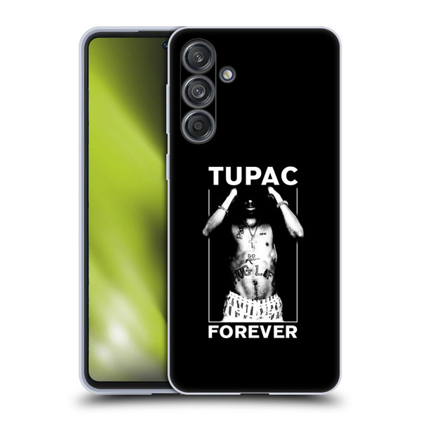 Tupac Shakur Key Art Forever Soft Gel Case for Samsung Galaxy M55 5G
