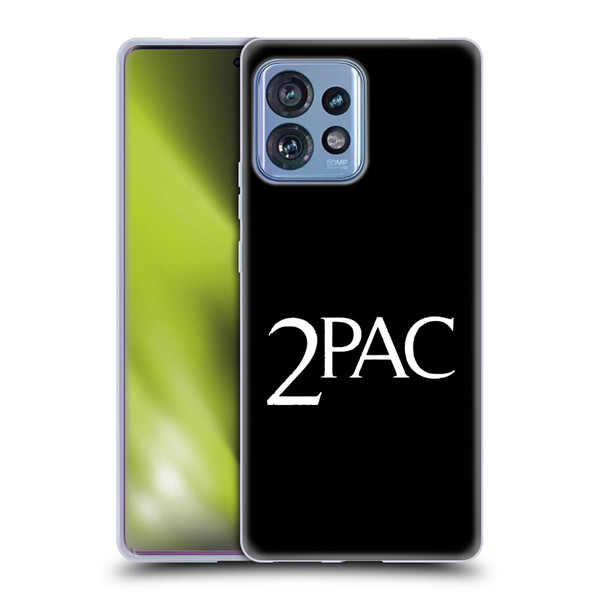 Tupac Shakur Logos Serif Soft Gel Case for Motorola Moto Edge 40 Pro