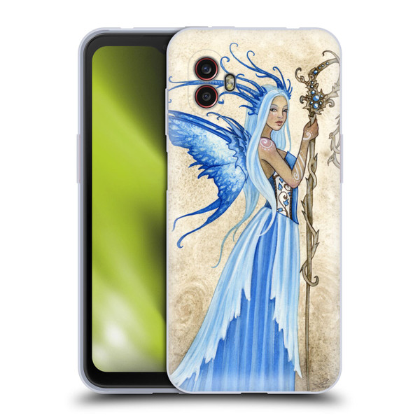 Amy Brown Elemental Fairies Blue Goddess Soft Gel Case for Samsung Galaxy Xcover6 Pro/Pro2