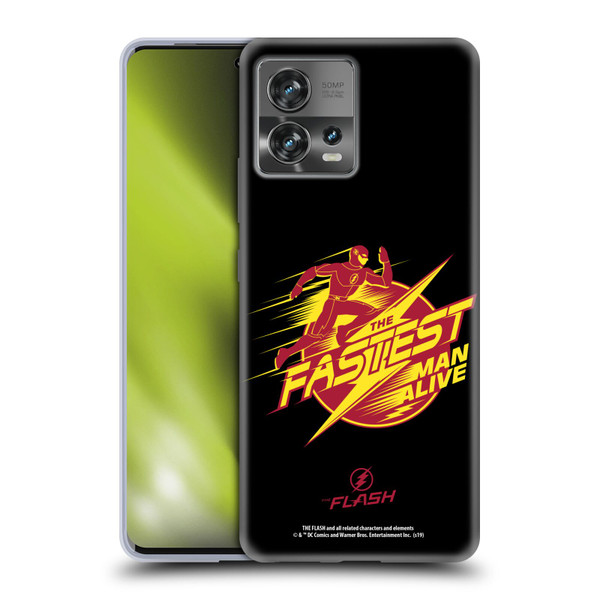 The Flash TV Series Graphics Barry Fastest Man Alive Soft Gel Case for Motorola Moto Edge 30 Fusion