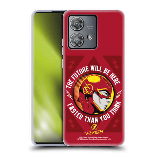 The Flash TV Series Graphics Barry Faster Soft Gel Case for Motorola Edge 40 Neo 5G