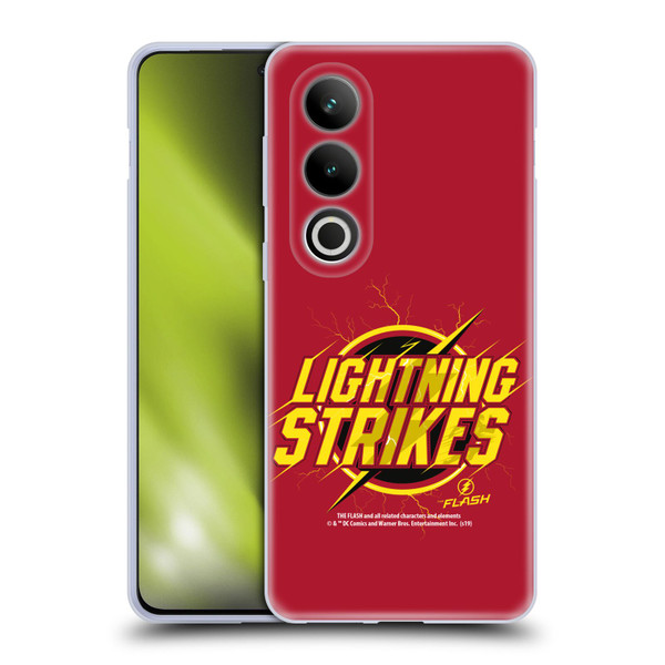 The Flash TV Series Graphics Lightning Strikes Soft Gel Case for OPPO OnePlus Ace 3V 5G