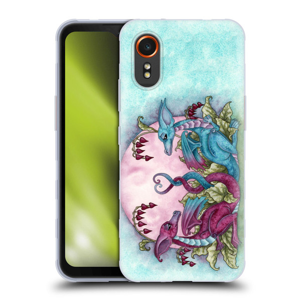 Amy Brown Folklore Love Dragons Soft Gel Case for Samsung Galaxy Xcover7 5G