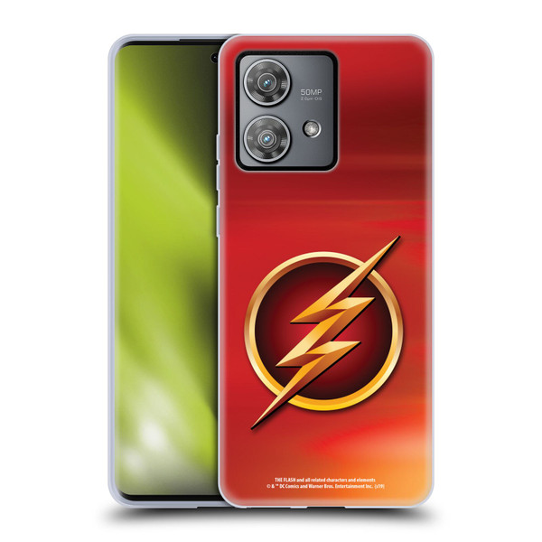 The Flash TV Series Logos Red Soft Gel Case for Motorola Edge 40 Neo 5G