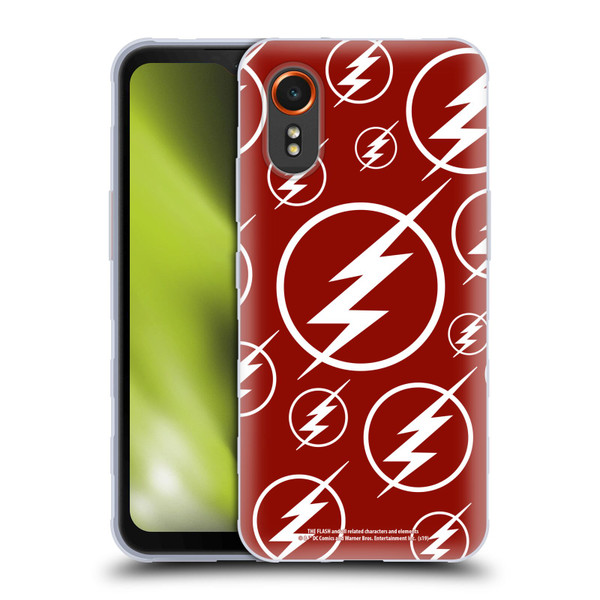 The Flash TV Series Logos Pattern Soft Gel Case for Samsung Galaxy Xcover7 5G