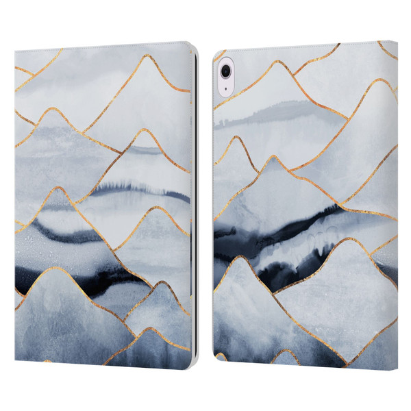 Elisabeth Fredriksson Sparkles Mountains Leather Book Wallet Case Cover For Apple iPad Air 13 2024