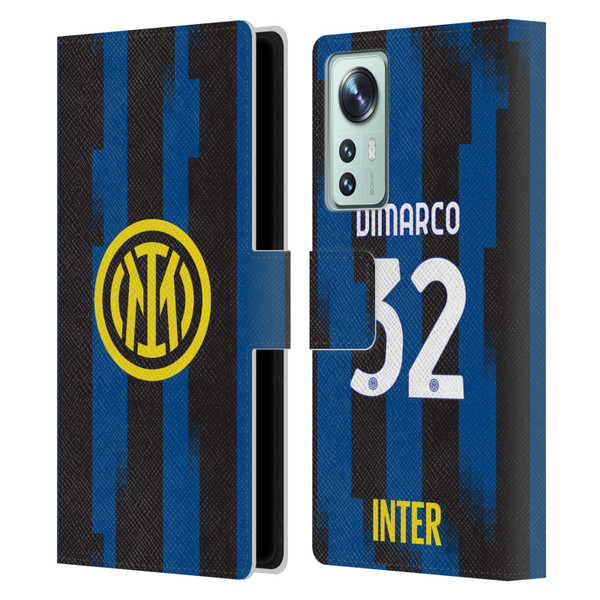 Fc Internazionale Milano 2023/24 Players Home Kit Federico Dimarco Leather Book Wallet Case Cover For Xiaomi 12