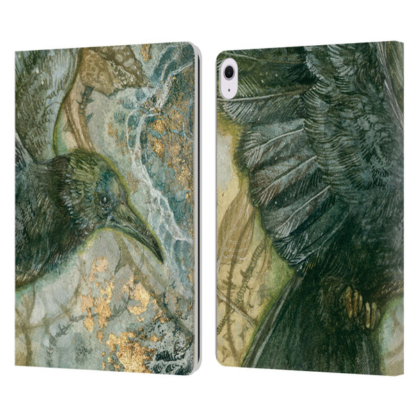 Stephanie Law Birds Detached Shadow Leather Book Wallet Case Cover For Apple iPad Air 13 2024