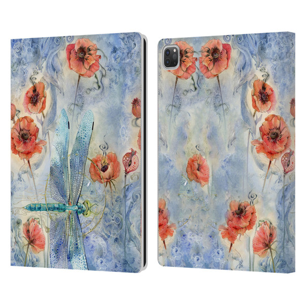 Stephanie Law Immortal Ephemera When Flowers Dream Leather Book Wallet Case Cover For Apple iPad Pro 13 M4 2024