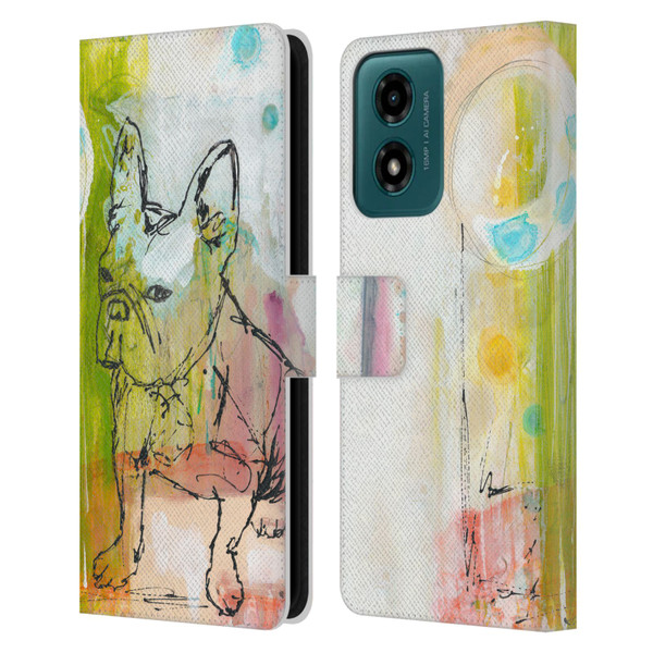 Wyanne Animals Attitude Leather Book Wallet Case Cover For Motorola Moto G04/G04s/G24 4G