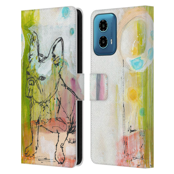 Wyanne Animals Attitude Leather Book Wallet Case Cover For Motorola Moto G34 5G