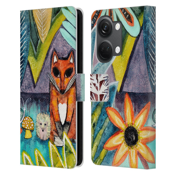 Wyanne Animals 2 Fox Leather Book Wallet Case Cover For OnePlus Nord 3 5G