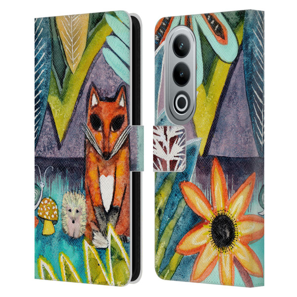 Wyanne Animals 2 Fox Leather Book Wallet Case Cover For OPPO OnePlus Ace 3V 5G