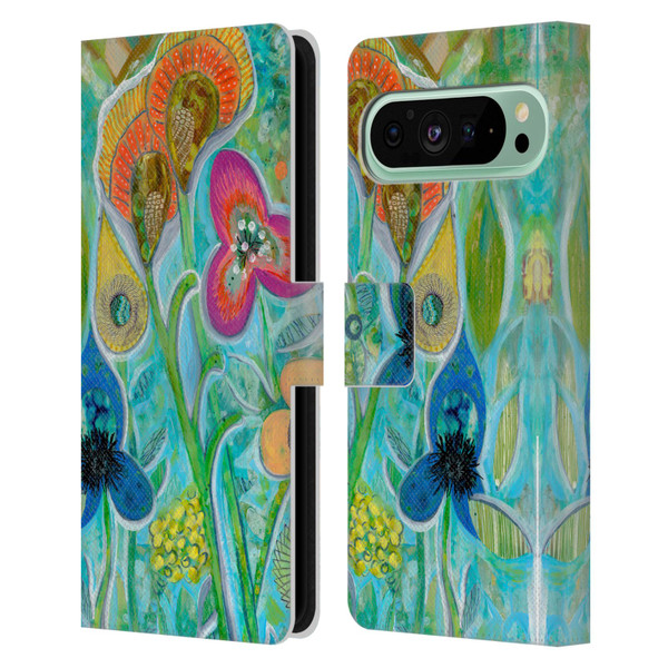 Wyanne Nature Garden Wild Leather Book Wallet Case Cover For Google Pixel 9 Pro XL