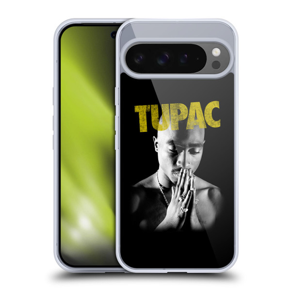 Tupac Shakur Key Art Golden Soft Gel Case for Google Pixel 9 Pro XL