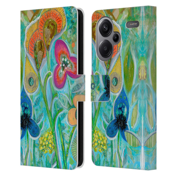 Wyanne Nature Garden Wild Leather Book Wallet Case Cover For Xiaomi Redmi Note 13 Pro Plus 5G