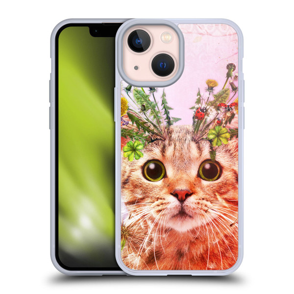 Jena DellaGrottaglia Animals Kitty Soft Gel Case for Apple iPhone 13 Mini