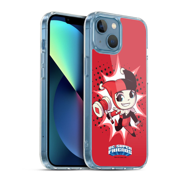 Super Friends DC Comics Toddlers 1 Harley Quinn Soft Gel Case for Apple iPhone 13 Mini & MagSafe