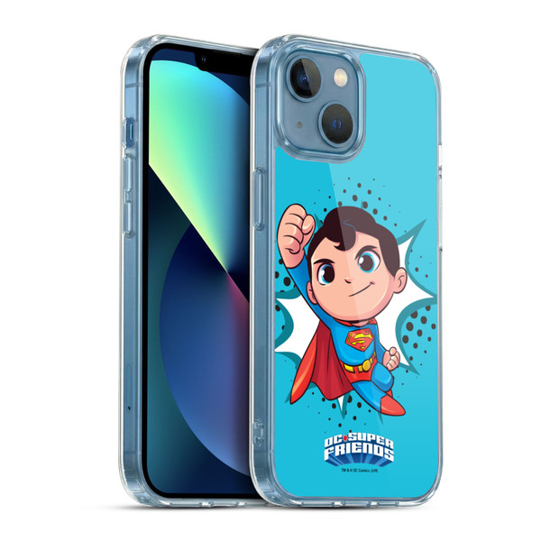 Super Friends DC Comics Toddlers 1 Superman Soft Gel Case for Apple iPhone 13 Mini & MagSafe
