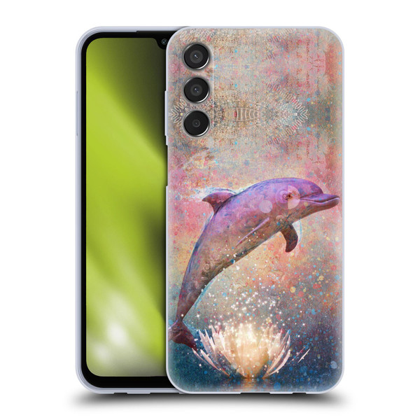 Jena DellaGrottaglia Animals Dolphin Soft Gel Case for Samsung Galaxy M15/F15 5G